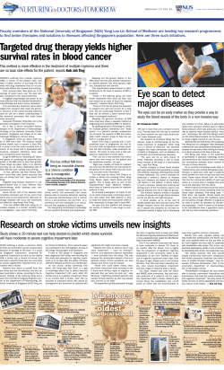 Eye scan to detect major diseases Targeted drug therapy yields