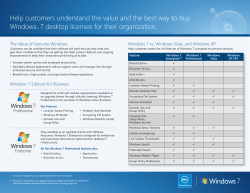Help customers understand the value and the best way to buy