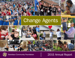 Change Agents - Stanislaus Community Foundation