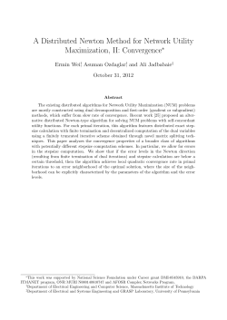 A Distributed Newton Method for Network Utility Maximization, II