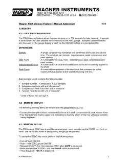 H - Wagner Instruments