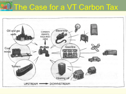 The Case for a Vermont Carbon Tax