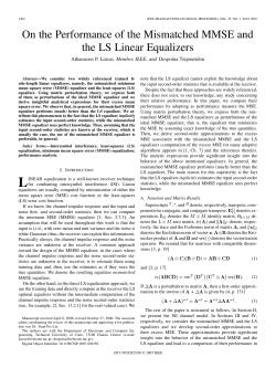 On the Performance of the Mismatched MMSE and the LS Linear