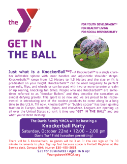 GET IN THE BALL - YMCA of Youngstown
