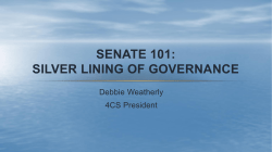 Senate 101: Silver lining of Governance