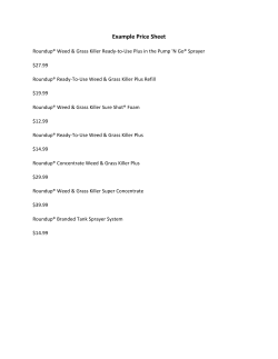 Example Price Sheet