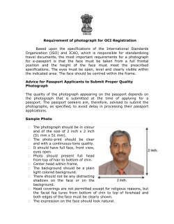 Requirement of photograph for OCI Registration Based