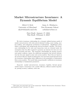 Market Microstructure Invariance: A Dynamic Equilibrium Model