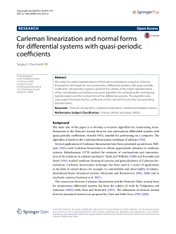 Carleman linearization and normal forms for differential systems with