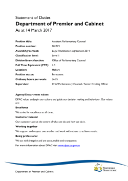 Assistant Parliamentary Counsel