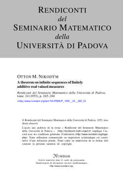 A theorem on infinite sequences of finitely additive real valued