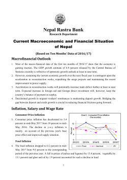 Current Macroeconomic and Financial Situation Text (Based on Ten