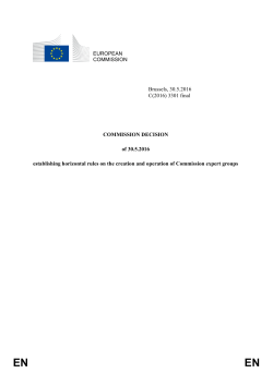 Commission Decision C(2016) 3301 final