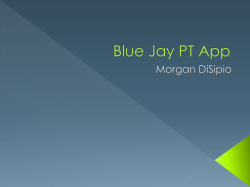 Blue Jay PT App