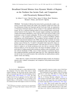 Broadband Ground Motions from Dynamic Models