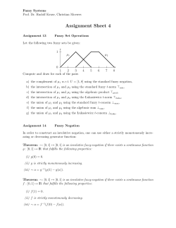 Assignment Sheet 4