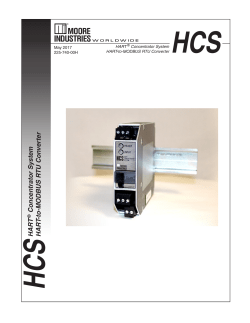 HCS Installation Manual