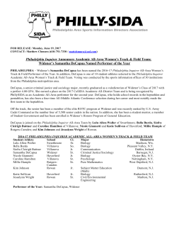 Philadelphia Inquirer Announces Academic All