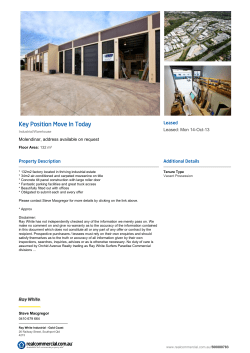 Key Position Move In Today