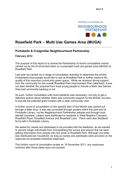 Rosefield Park – Multi Use Games Area (MUGA)