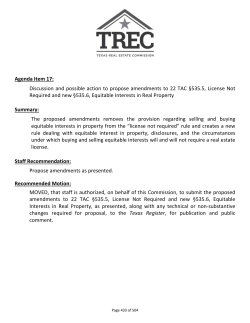 Agenda Item 17: Discussion and possible action to propose