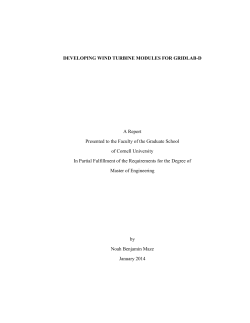 Gridlab-D - eCommons@Cornell
