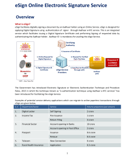 eSign Online Electronic Signature Service