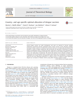 Country- and age-specific optimal allocation of dengue vaccines