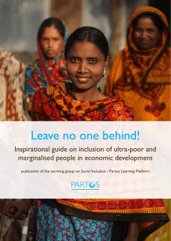 Leave no one behind!