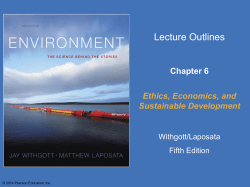 Ethics and economics involve values