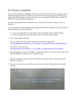 ITE Chip Driver Installation Procedure