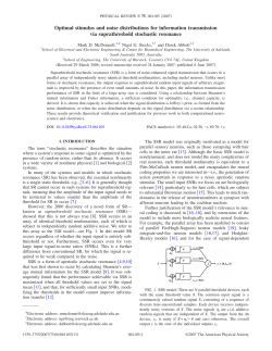 Optimal stimulus and noise distributions for information transmission