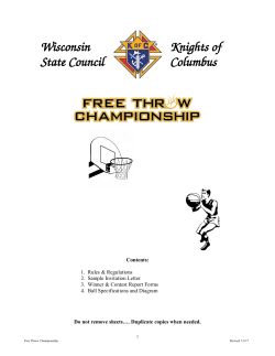 State Free Throw Contest