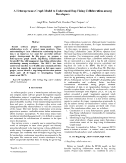 A Heterogeneous Graph Model to Understand Bug-Fixing