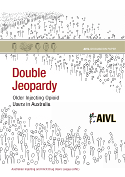Double Jeopardy: Older injecting opioid users in Australia