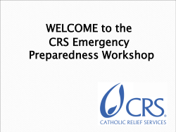 EPP PowerPoints - CRS | Emergency Toolkit