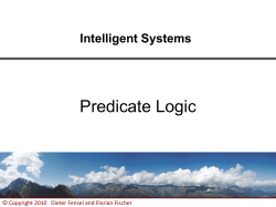 Predicate Logic - Teaching-WIKI