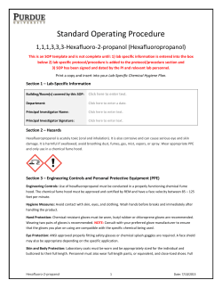 1,1,1,3,3,3-Hexafluoro-2-propanol (Hexafluoropropanol)