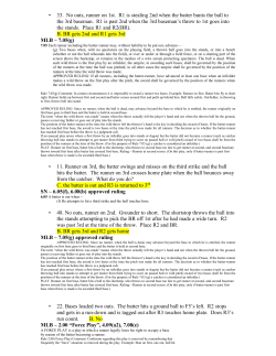 2011 Umpire Test in Order Missed