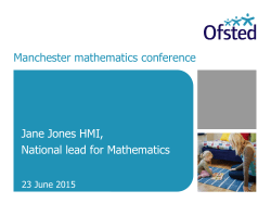 Manchester Loreto Maths conference &ndash; JJ