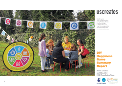 DIY Happiness Game Summary Report