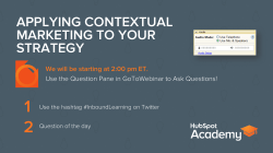 applying contextual marketing to your strategy