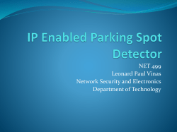 Leonard*s Parking Spot Detector