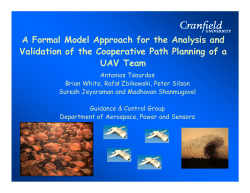A Formal Model Approach for the Analysis and Validation of the