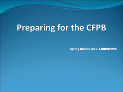 Spring KASRO 2012 Conference