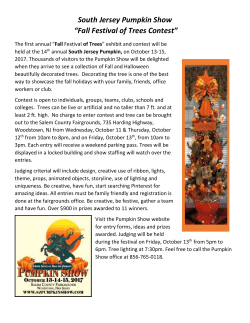 Fall Festival of Trees Contest