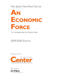 economic force - Center for Nonprofits