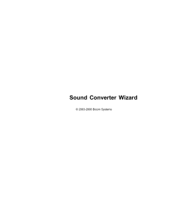 Sound Converter Wizard