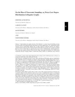 On the bias of traceroute sampling: Or, power