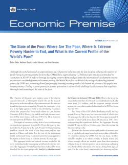 The State of the Poor